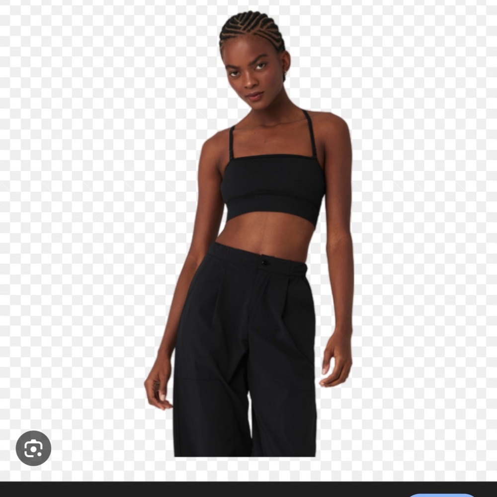 ALO Yoga Black Bandeau Top - Picture 1 of 7
